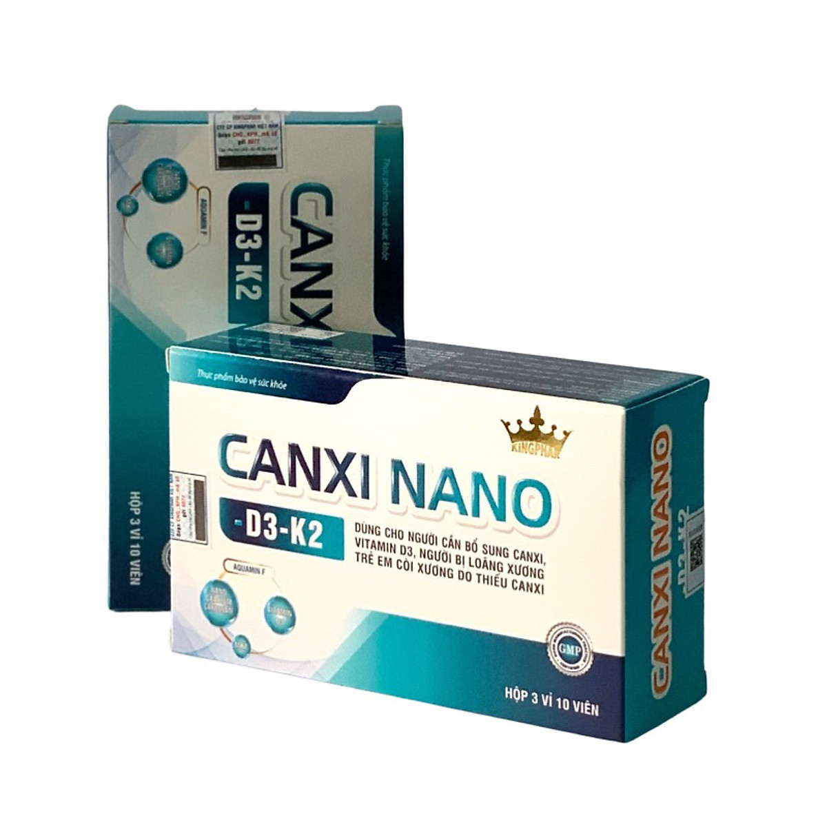 TPBVSK CANXI NANO - D3 - K2 - 30 Viên